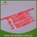 Free custom woven ticket fabric wristband for event